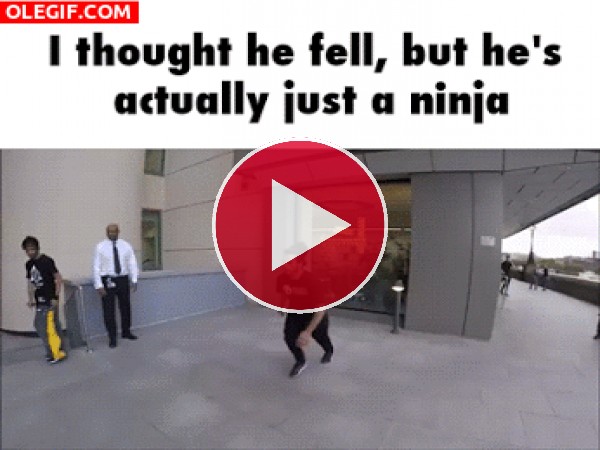 GIF: Un ninja callejero