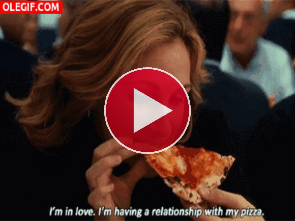 GIF: A Julia Roberts le gusta comer pizza